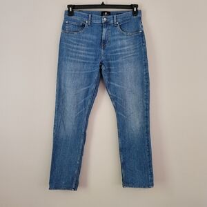 Men's 7 FOR ALL MANKIND 33 x 30.5 Stretch Tek Adrien in Nomad Straight Leg Jeans